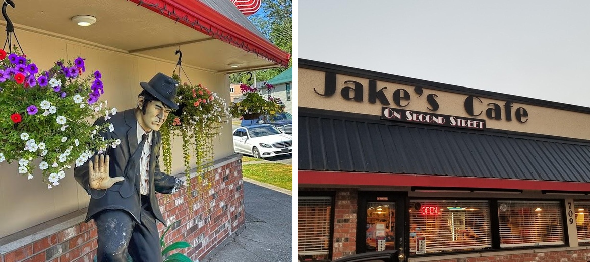 Jake's Cafe on 2nd Street Menu